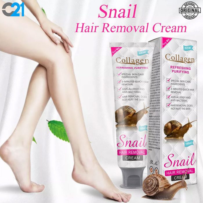 کرم موبر کلاژنه حلزون Snail Hair Removal Cream