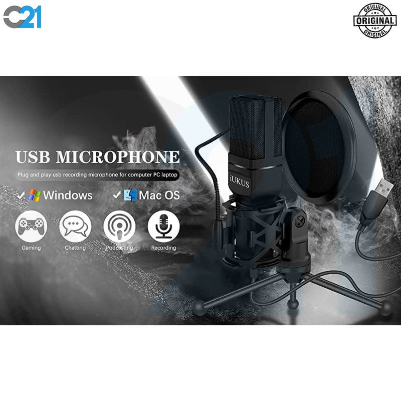 میکروفون استودیویی آی یوکوس مدل SF-777 USB microphone iukus sf-777