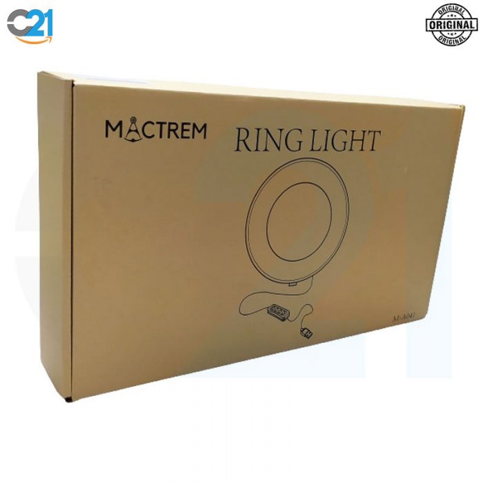 چراغ رینگ لایت پایه دار تاشو 10 اینچی ماستریم Ring Light MACTREM 10