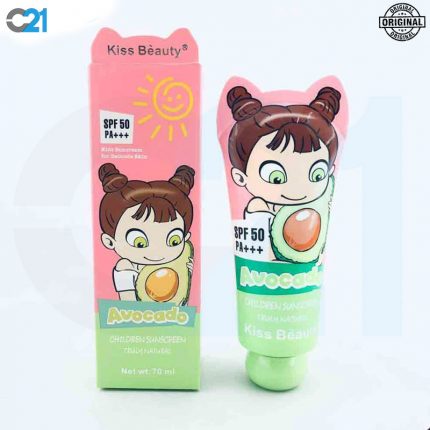 کرم ضد آفتاب کودک بی رنگ کیس بیوتی حاوی spf50 Kiss beauty high protection sun cream