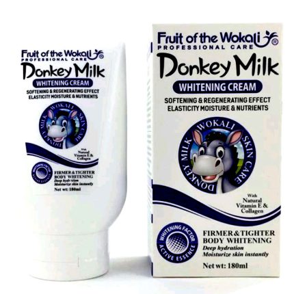 کرم سفید کننده و آبرسان شیر الاغ ( خر ) وکالی Donkey Milk