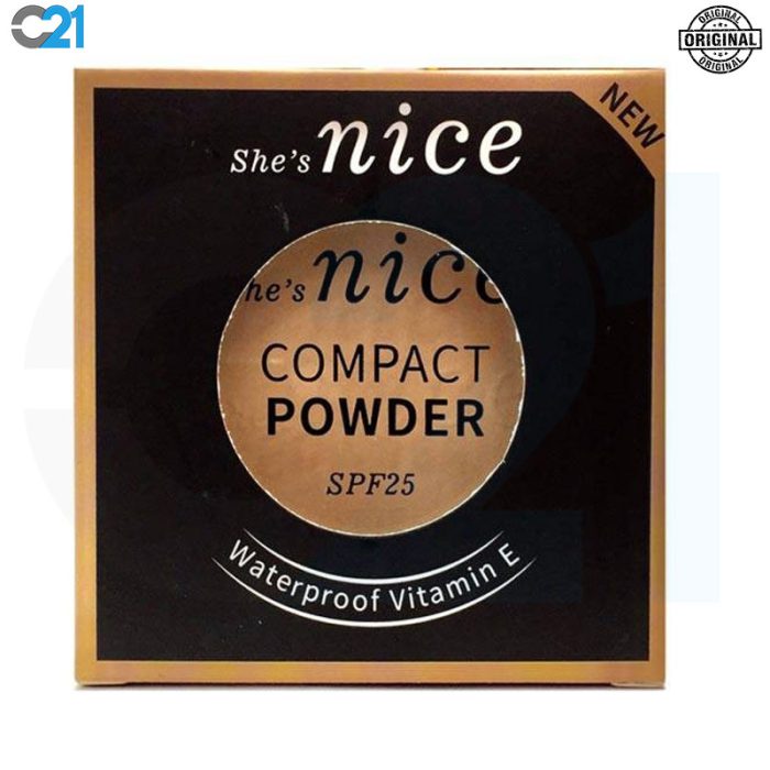 پنکک ضد آب نایس She's nice Compact Powder SPF 25